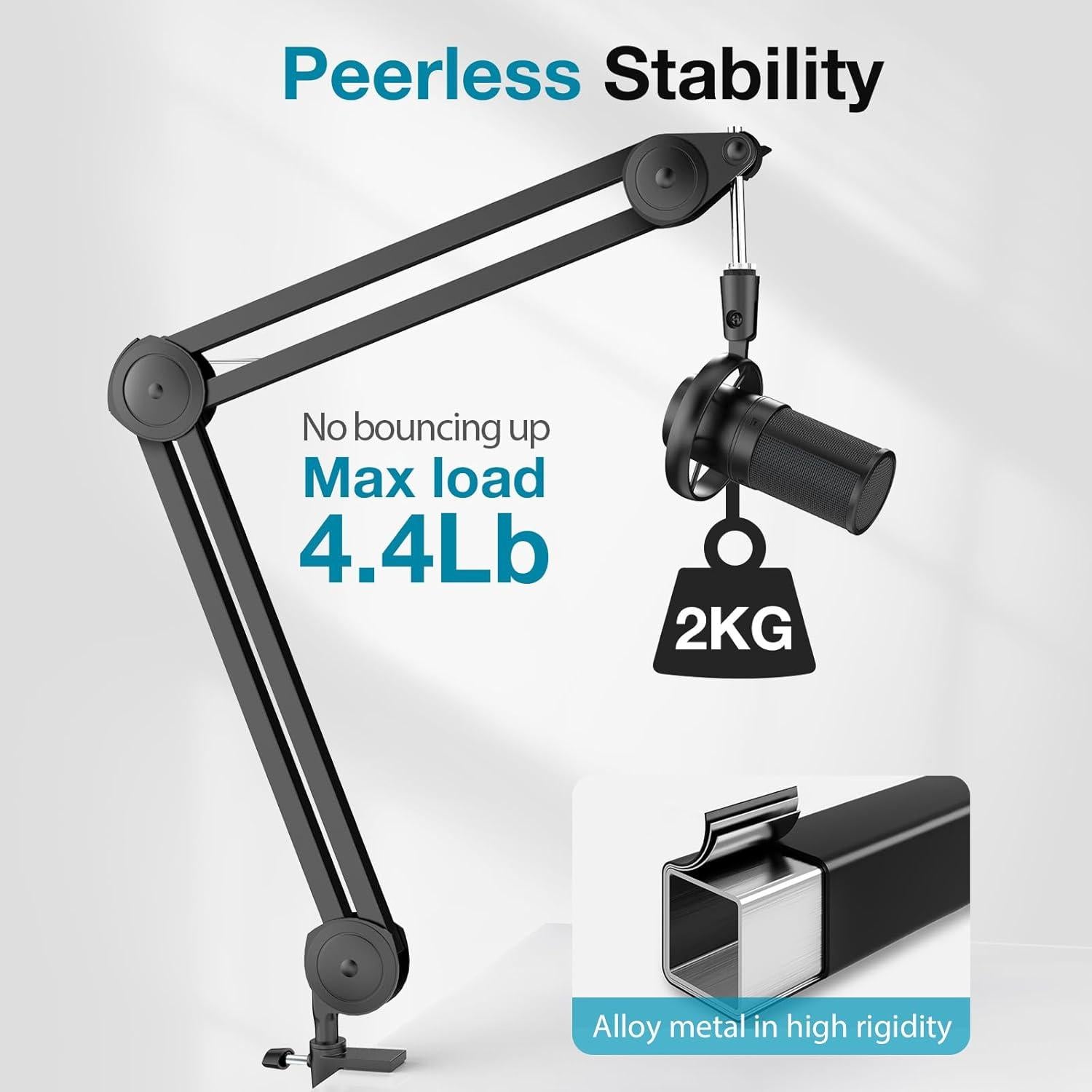 Soporte de Micrófono InnoGear Boom Arm 2.0 kg Ajustable