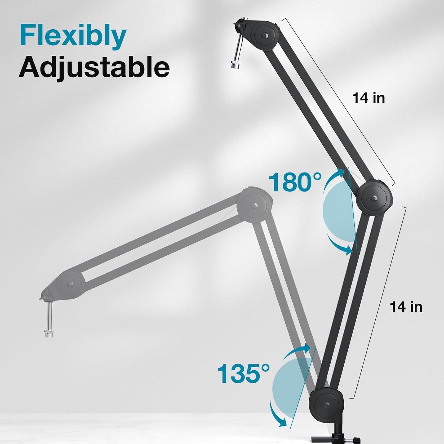Soporte de Micrófono InnoGear Boom Arm 2.0 kg Ajustable