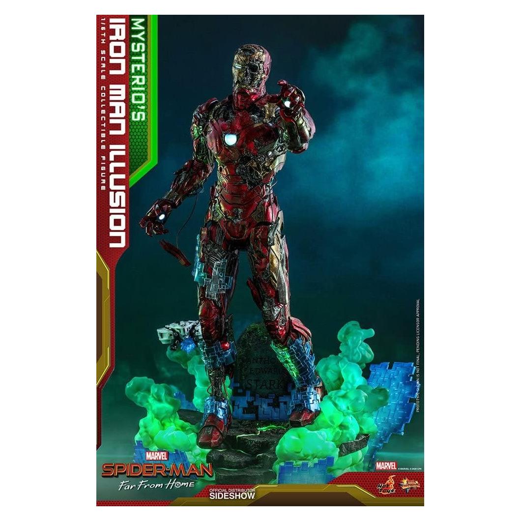 Figura de Acción Hot Toys Mysterio Ilusión Iron Man 32 cm