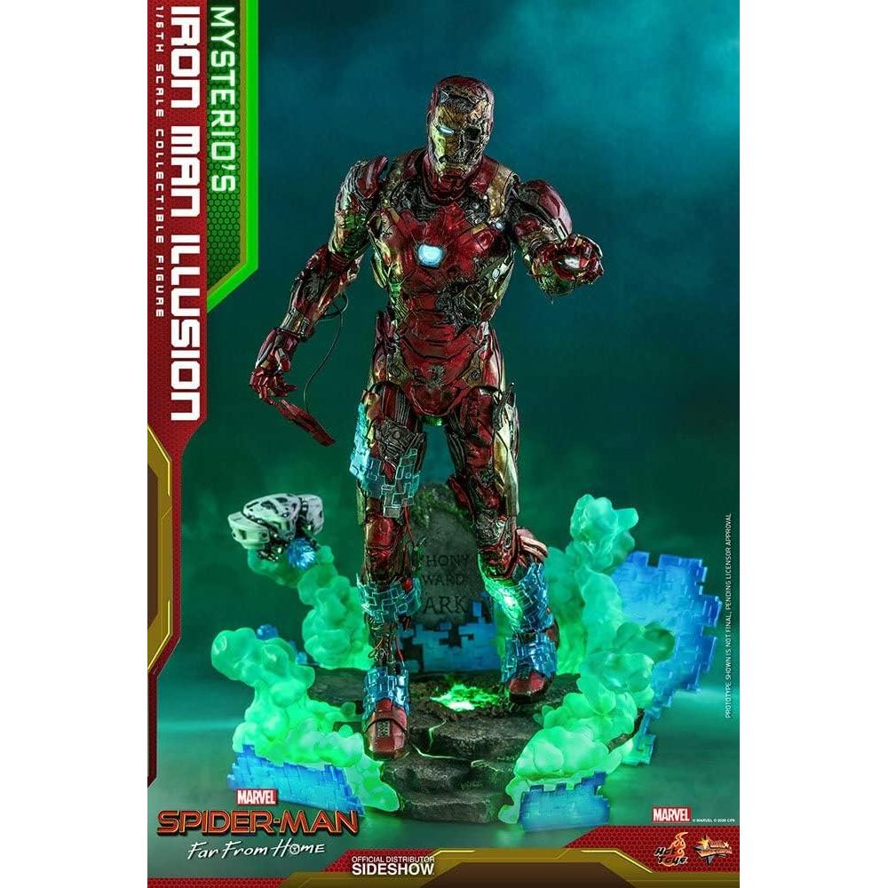 Figura de Acción Hot Toys Mysterio Ilusión Iron Man 32 cm