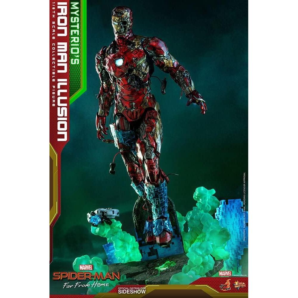 Figura de Acción Hot Toys Mysterio Ilusión Iron Man 32 cm