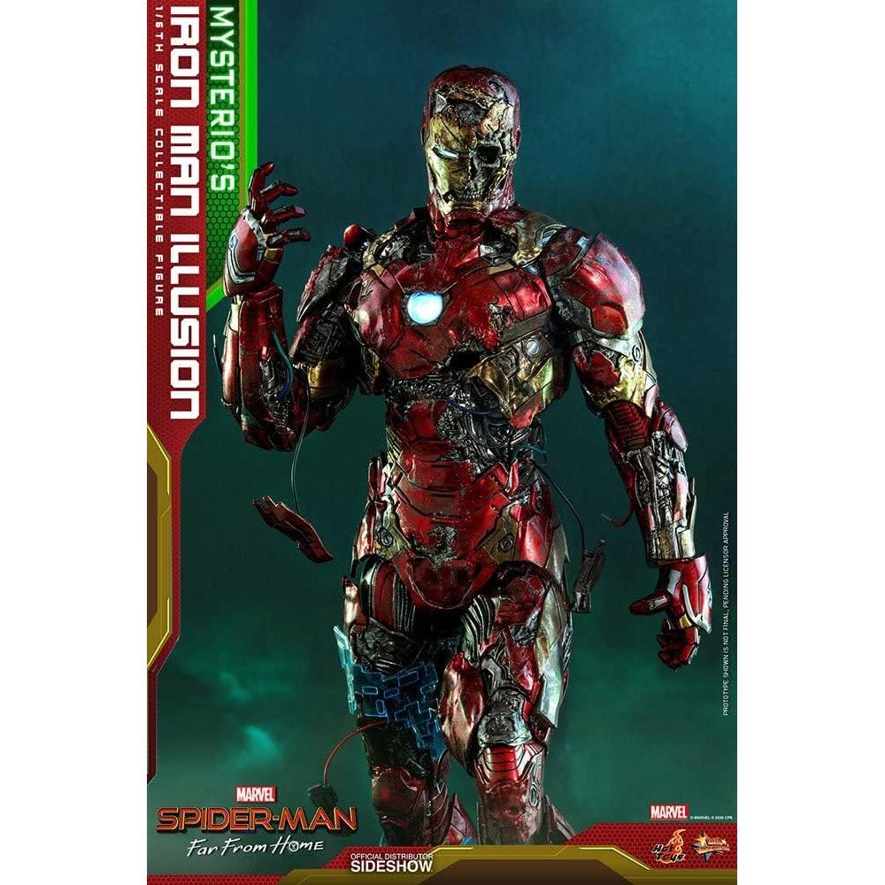 Figura de Acción Hot Toys Mysterio Ilusión Iron Man 32 cm