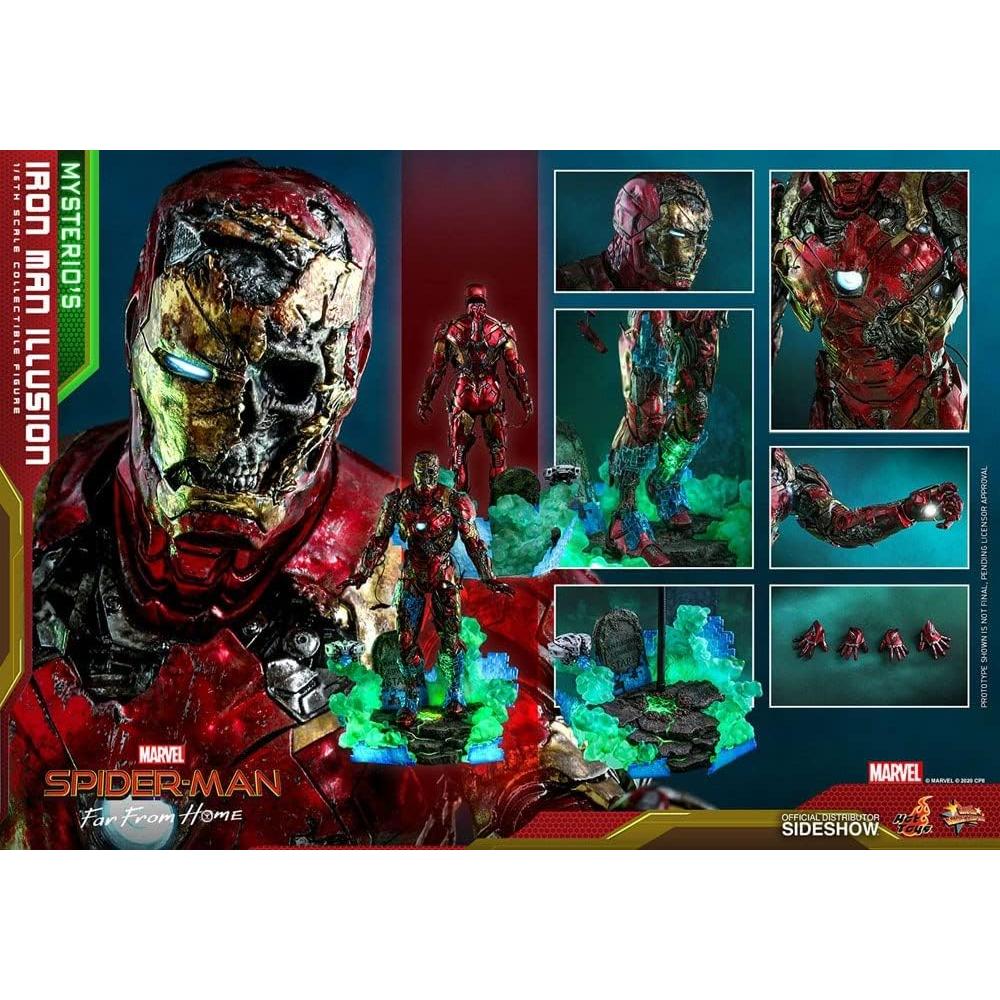 Figura de Acción Hot Toys Mysterio Ilusión Iron Man 32 cm