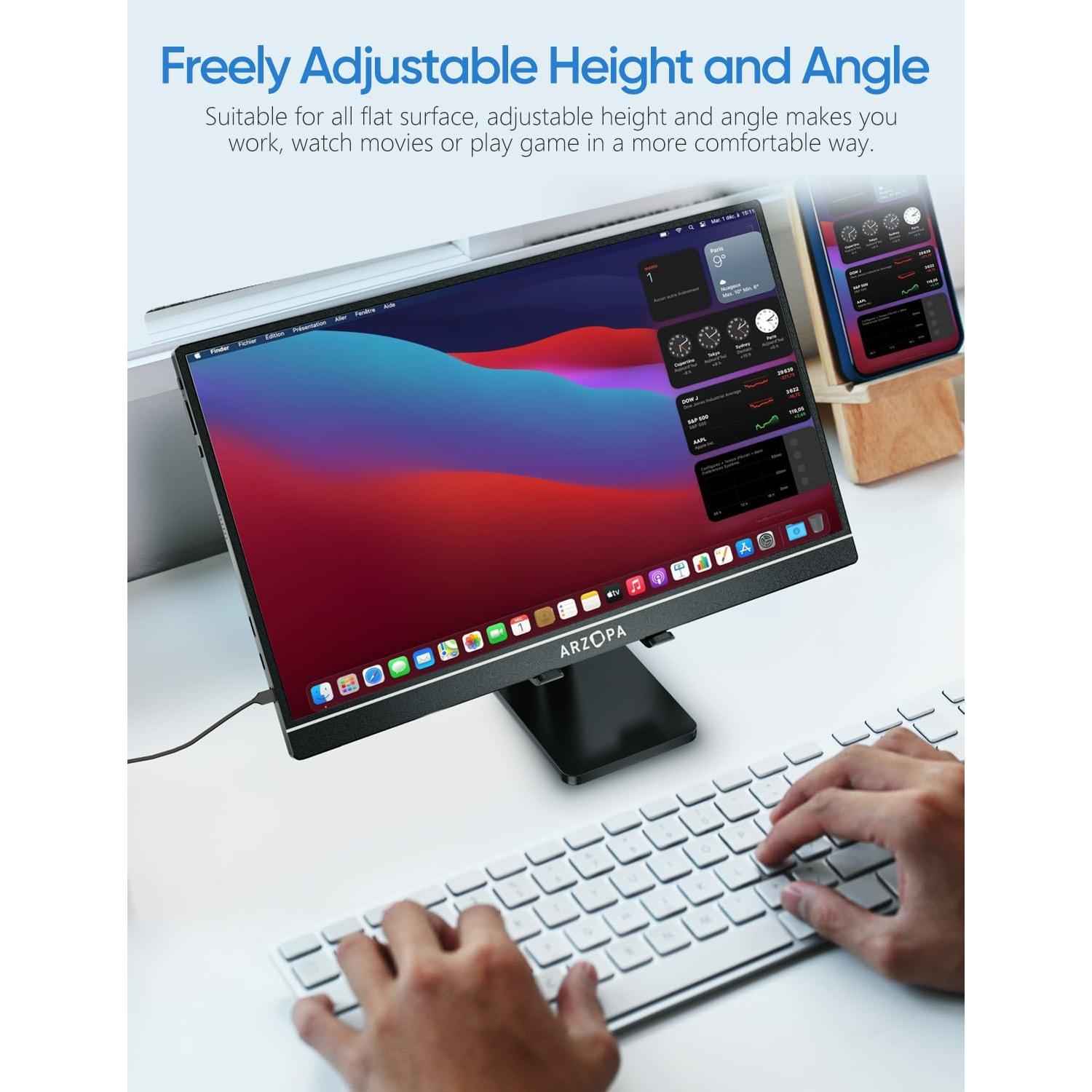 Soporte para Teléfono ARZOPA Ajustable Ergonomico Plegable