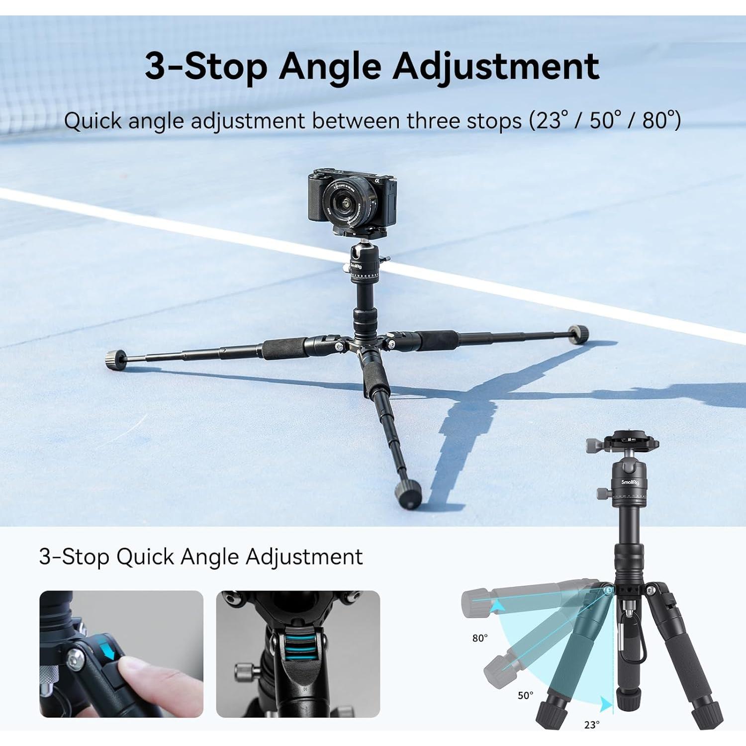 Trípode Mini de Aluminio SmallRig VT-20 para Cámara DSLR 50.8 cm