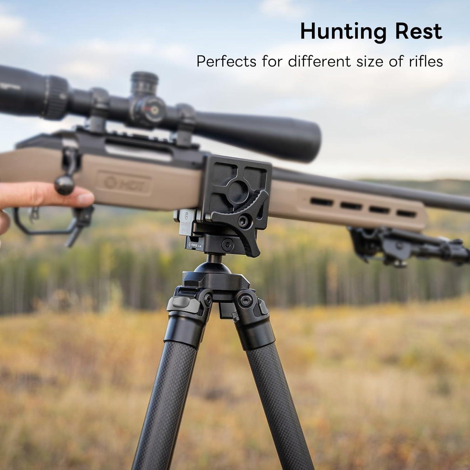 Trípode de fibra de carbono Fanaue HT-2830-30 para caza