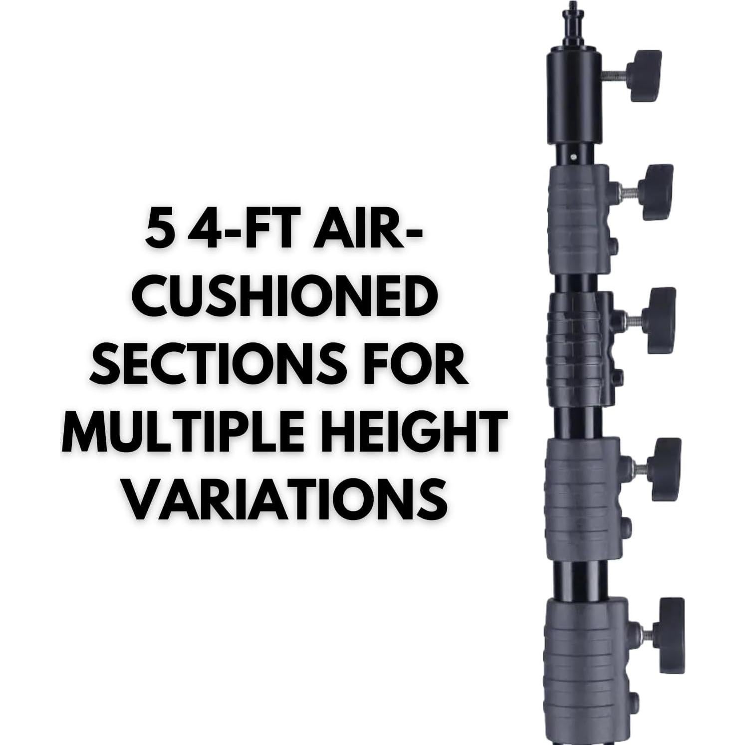 Trípode Telescópico Glide Gear TST 20 - 6.1m, 3.63kg