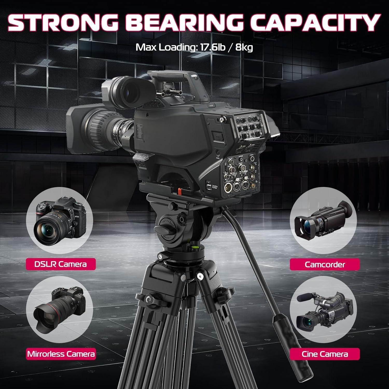 Trípode de Video ULANZI MT-81 Aluminio 155 cm 8 kg