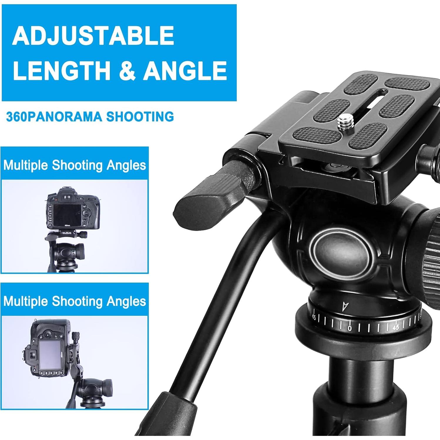 Trípode Portátil de Viaje Celticbird 58.4-164 cm para Cámaras