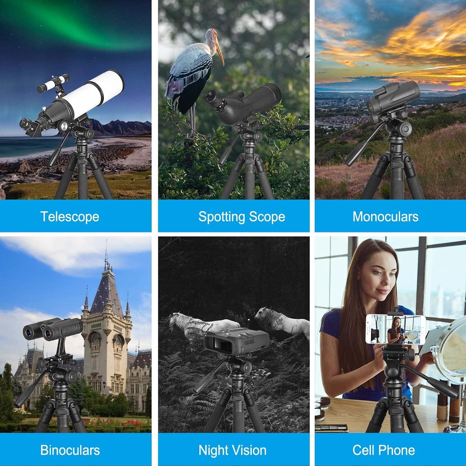 Trípode Portátil de Viaje Celticbird 58.4-164 cm para Cámaras