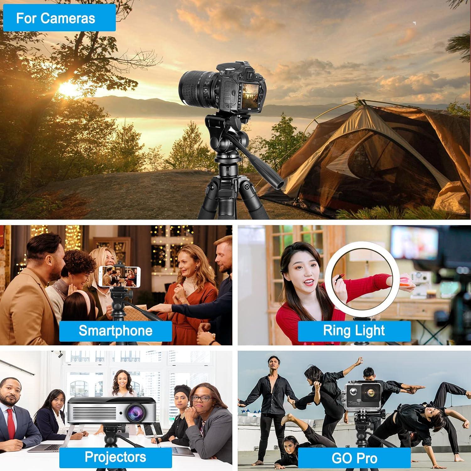 Trípode Portátil de Viaje Celticbird 58.4-164 cm para Cámaras