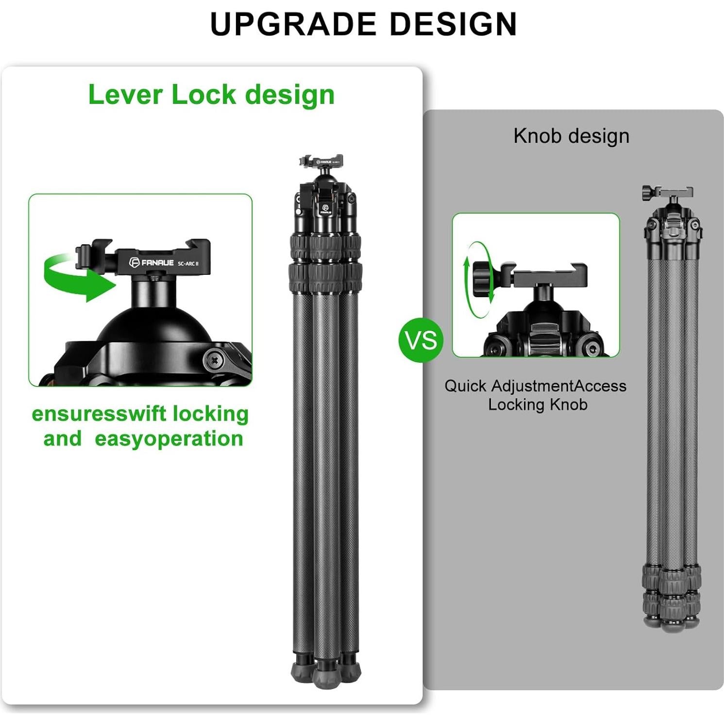 Trípode de caza FANAUE HTC-4030-45 fibra de carbono 2.61 kg