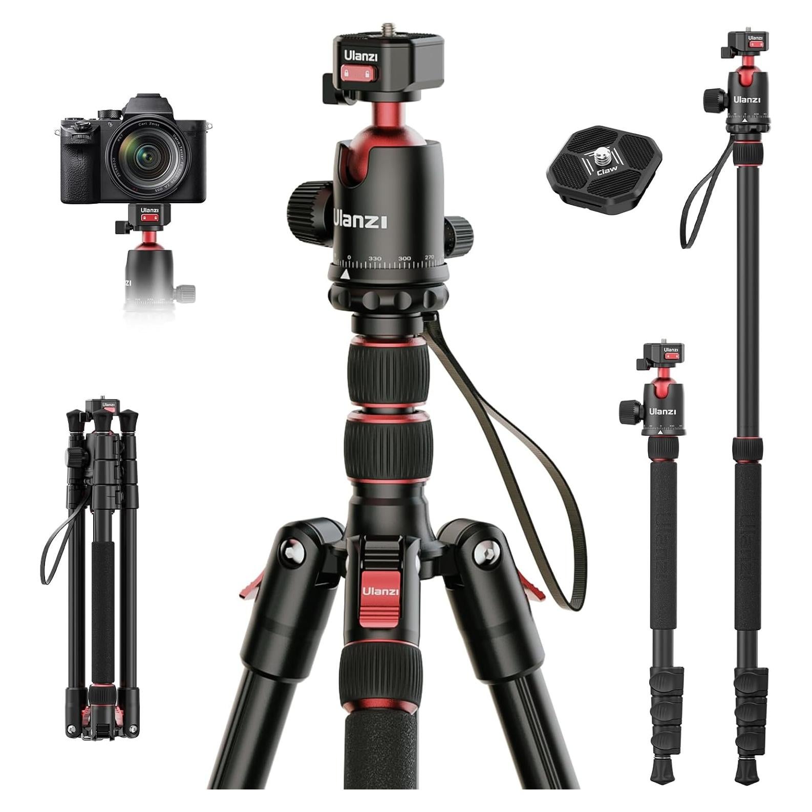 Trípode ULANZI TT31 Plegable 2 en 1 Monopie 60-184 cm