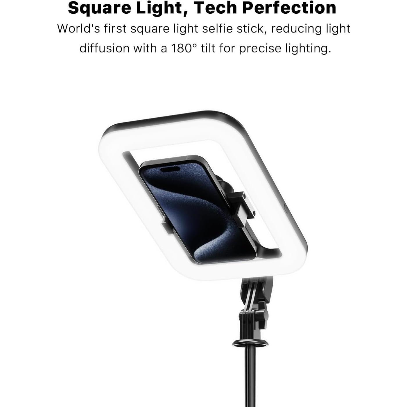 Luz de Anillo Selfie M MYBAT PRO con Trípode 182.88 cm