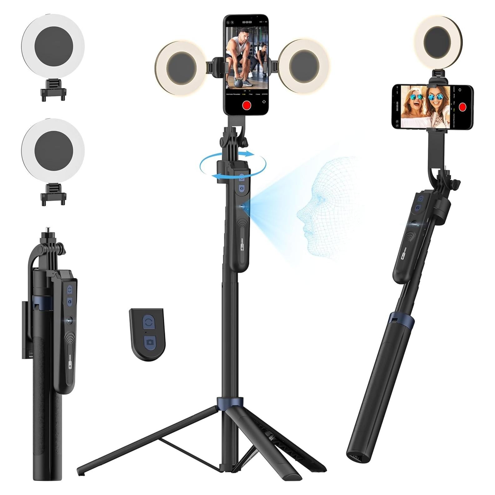 Trípode Automático para Teléfono Uskeyvision UTK-02 con Luz