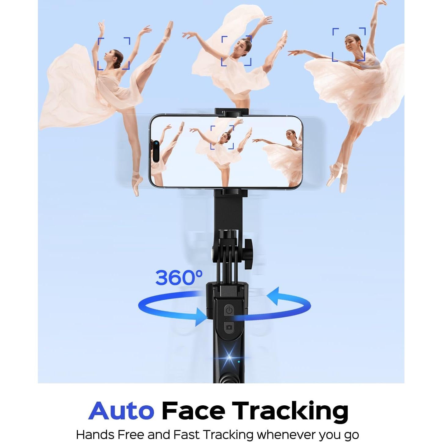 Trípode Automático NEMOVA 68" Seguimiento Facial Control Remoto