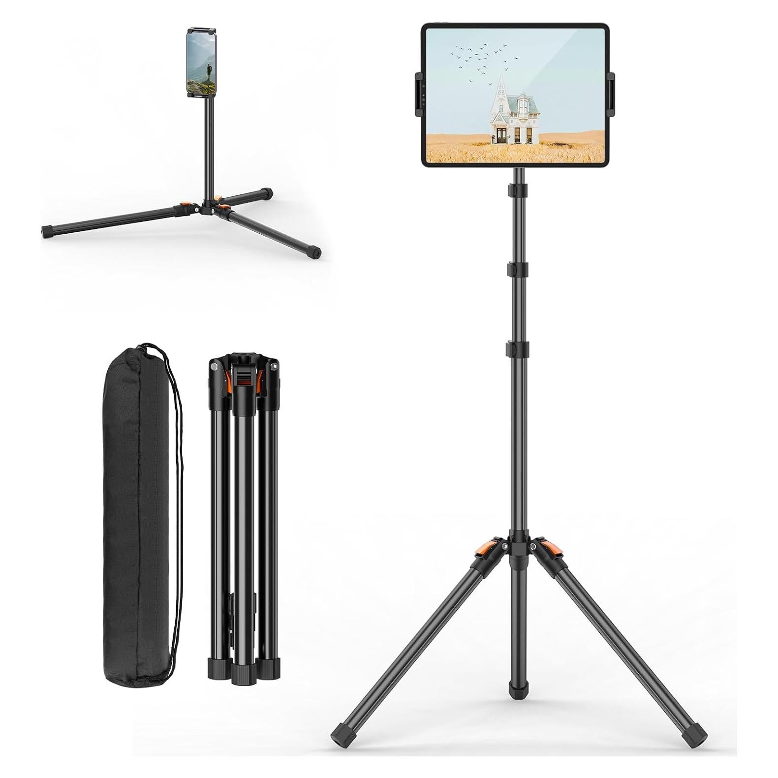 Soporte de Piso para Tableta XXZU 182cm Ajustable 360°