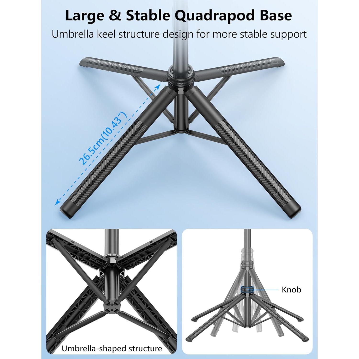 Trípode Automático 64" AI con Control Remoto y Estabilización