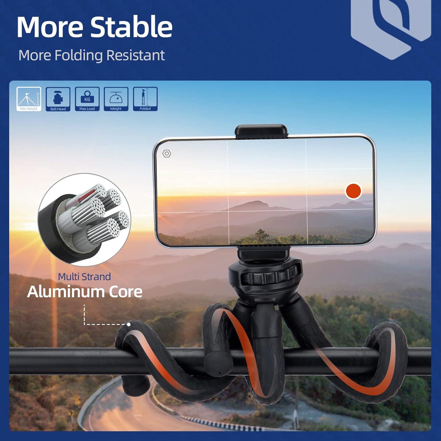 Trípode Fotopro AT-2 para Teléfono y Tableta - Soporte Flexible