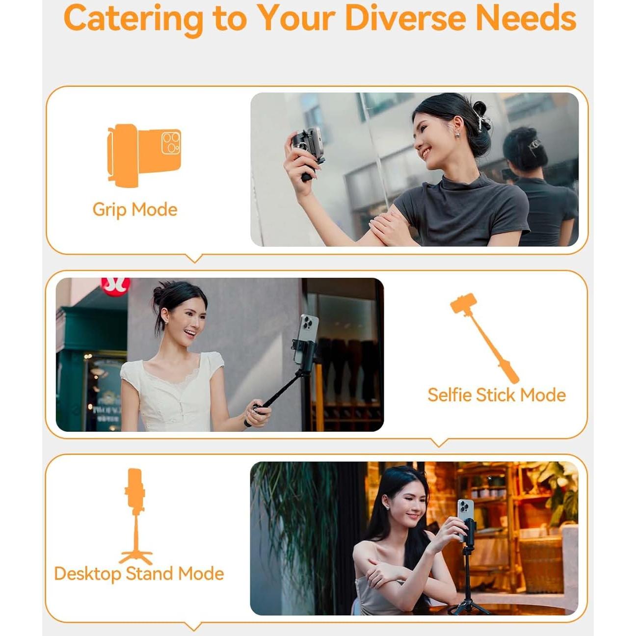 Trípode Selfie Portátil Takerers T-LS18 con Control Remoto