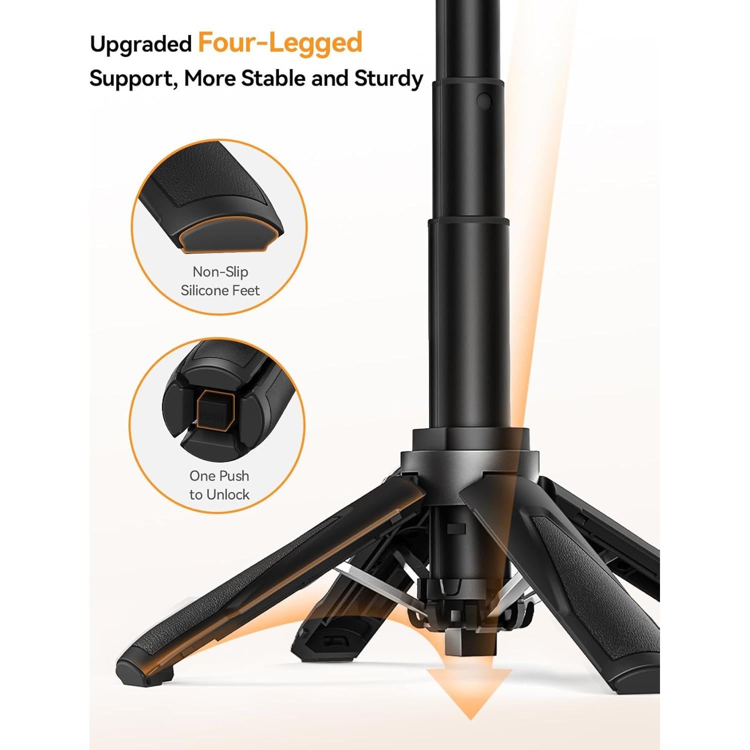 Trípode Selfie Portátil Takerers T-LS18 con Control Remoto