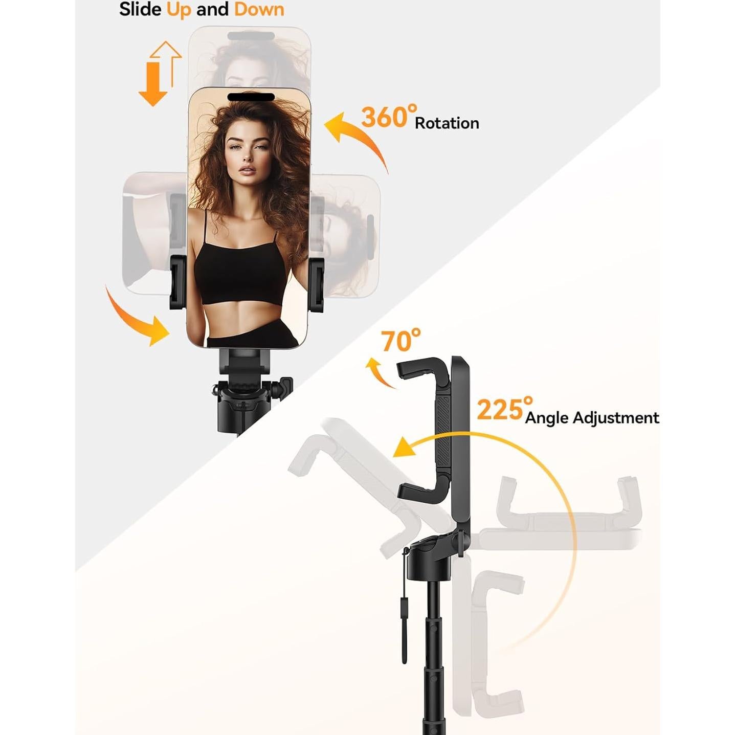 Trípode Selfie Portátil Takerers T-LS18 con Control Remoto