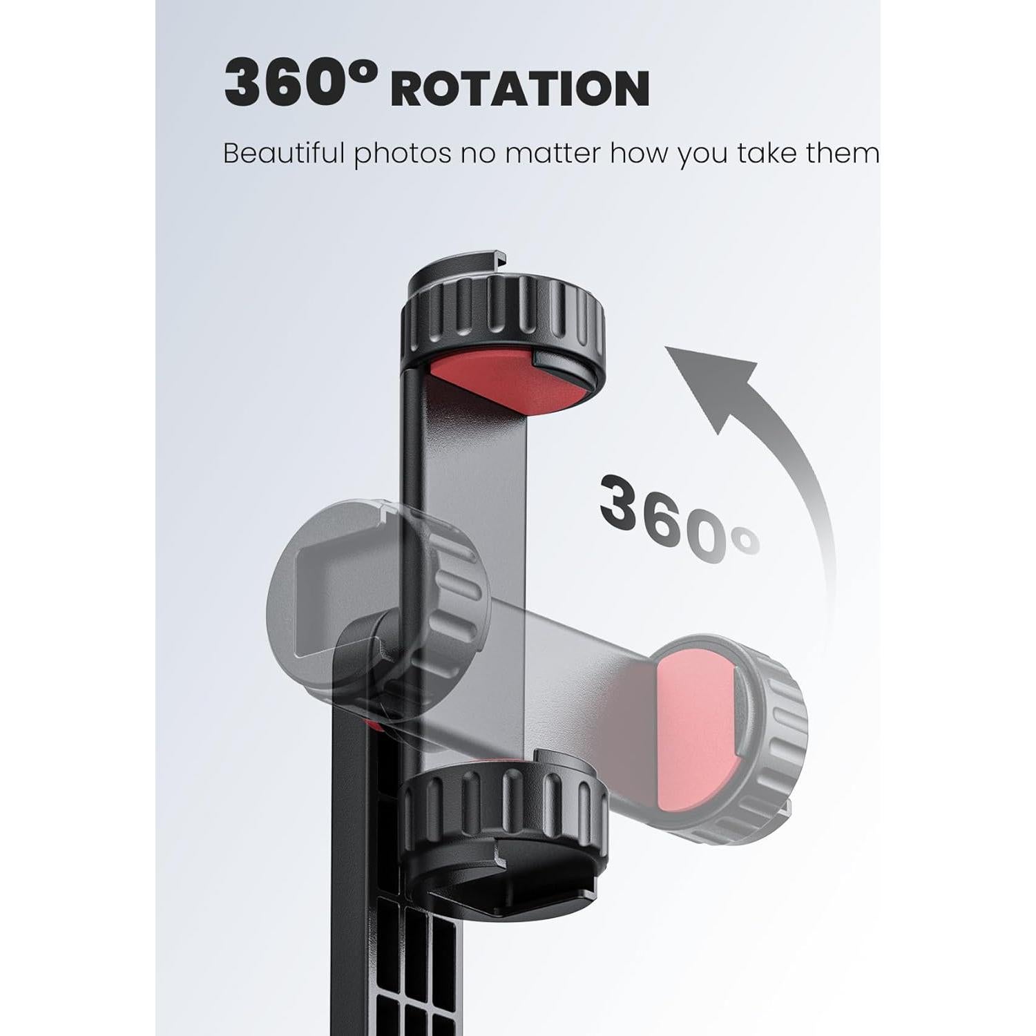 Soporte de trípode para teléfono Yumazla con clip ajustable