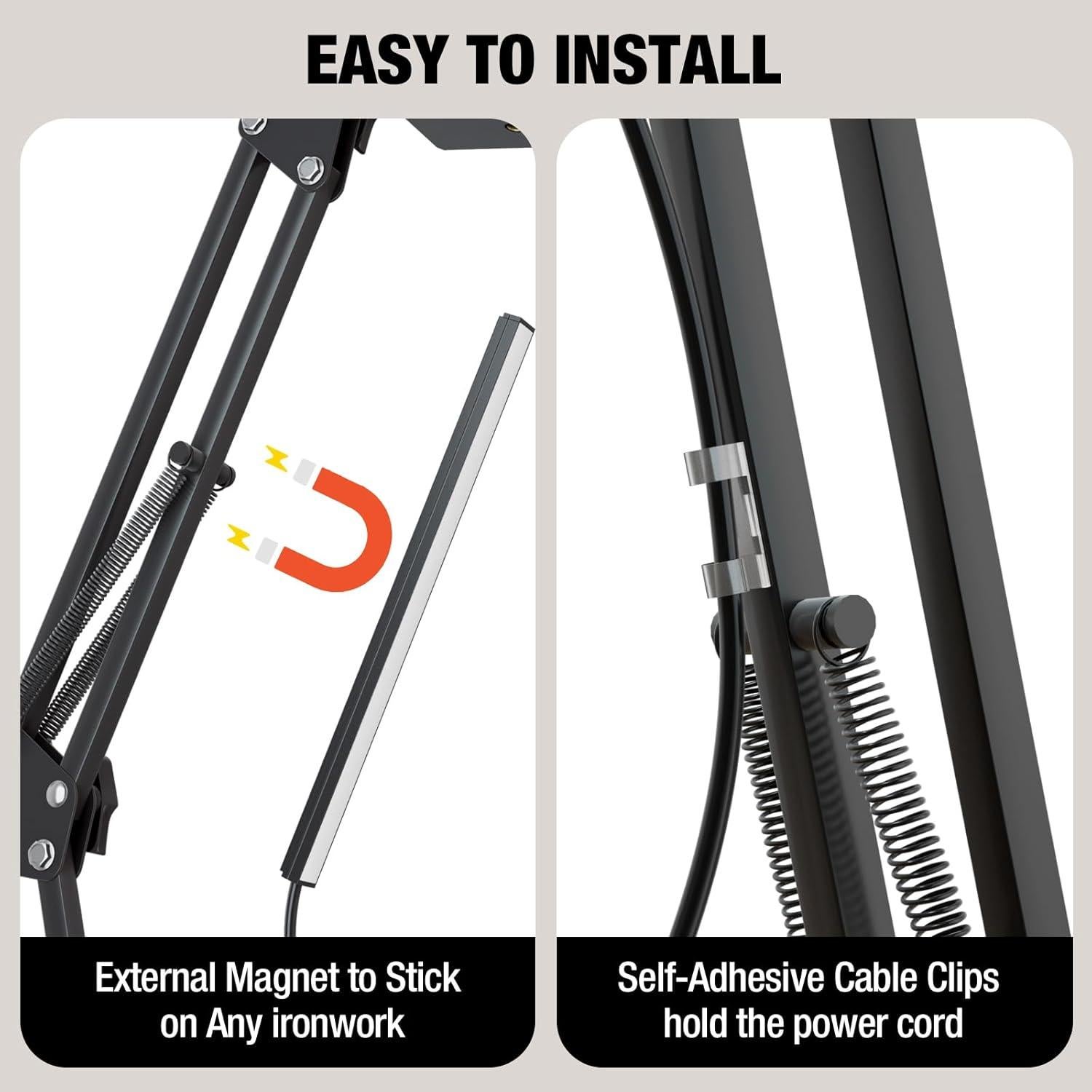 Soporte de Teléfono de Sobremesa LJINGE con Luz LED USB