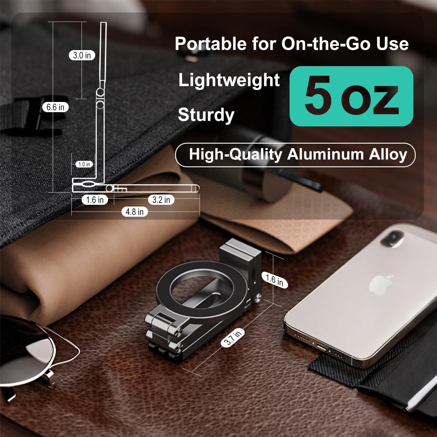 Soporte de trípode magnético Jkoailiwi para teléfono - 145g