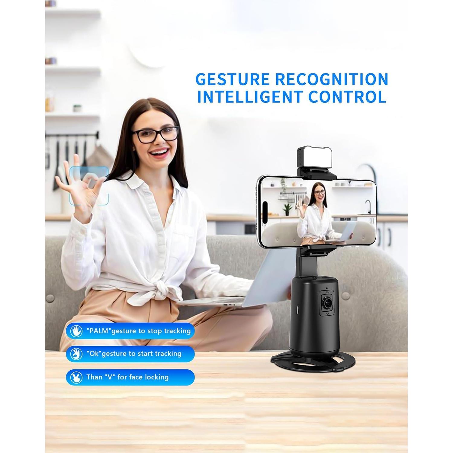 Trípode Automático LYSOATUR 67" Seguimiento Facial 360°