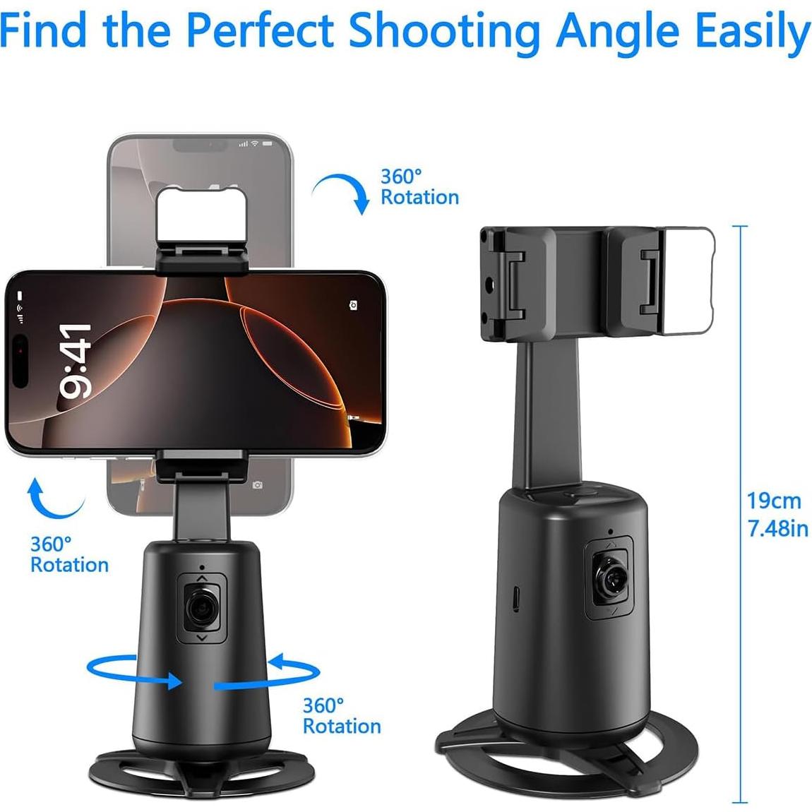 Trípode Automático LYSOATUR 67" Seguimiento Facial 360°