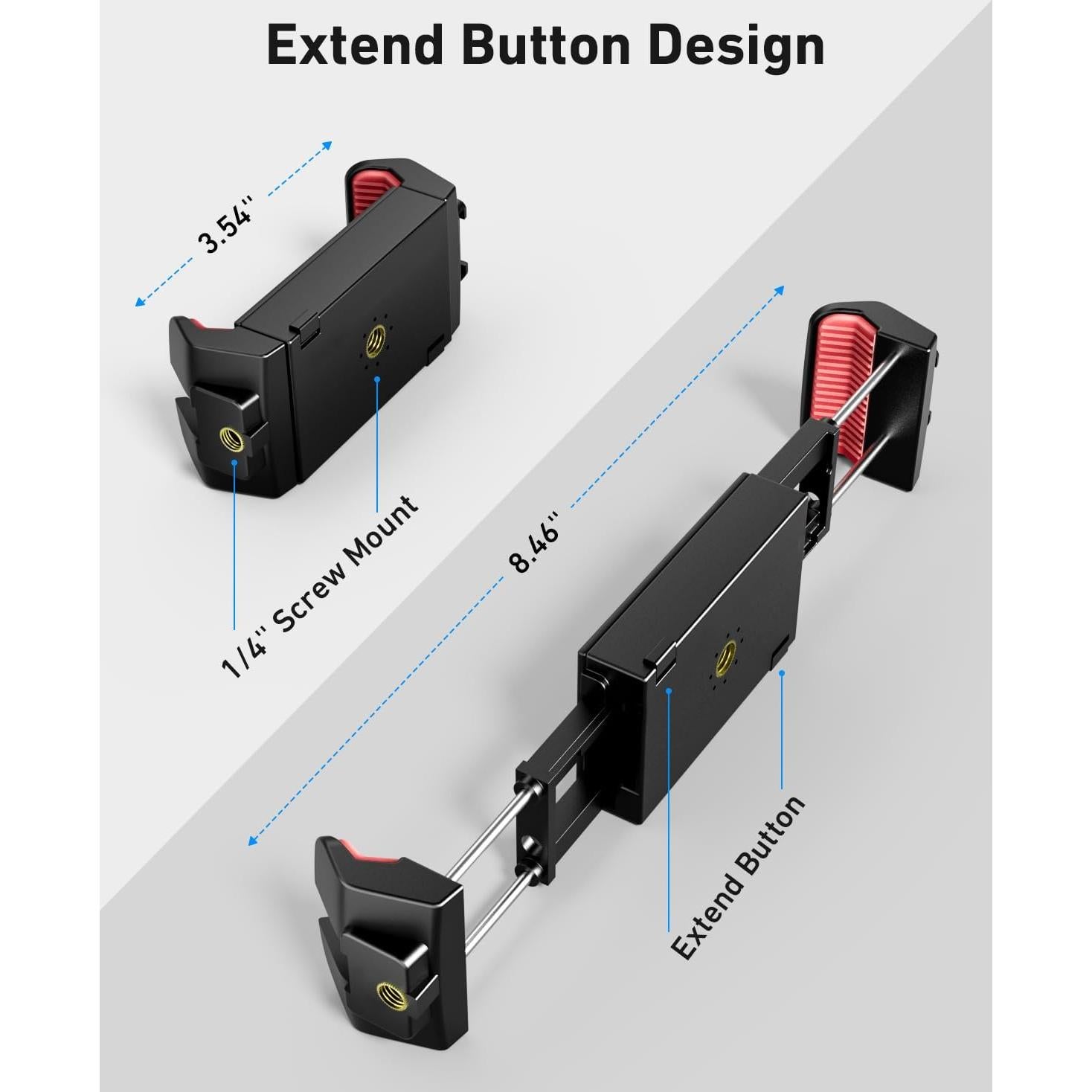 Soporte para trípode KraftGeek para iPad y iPhone ajustable