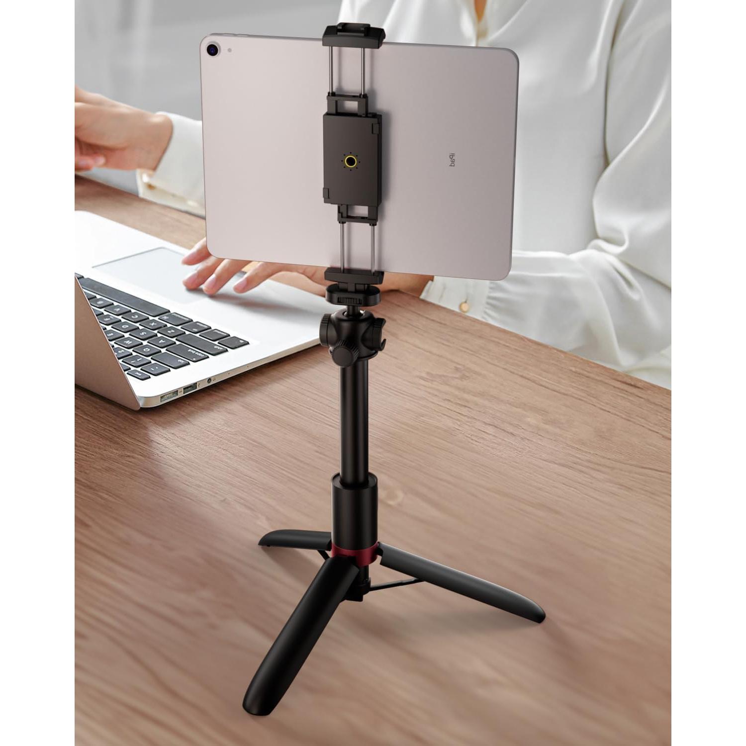 Soporte para trípode KraftGeek para iPad y iPhone ajustable