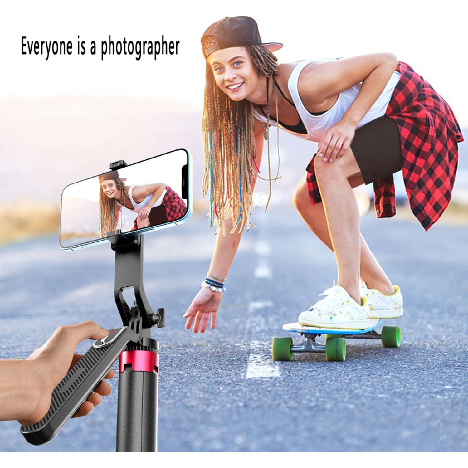 Trípode Selfie PEUJTEO 182.88 cm con Control Remoto y Gimbal