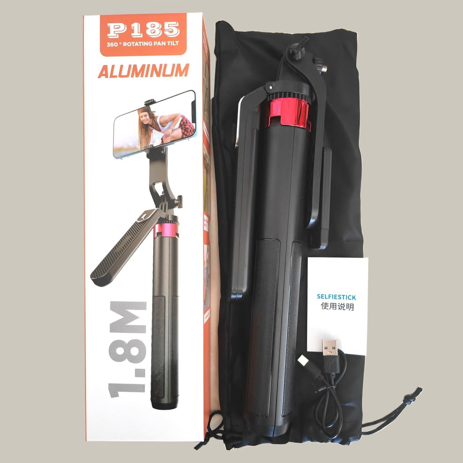 Trípode Selfie PEUJTEO 182.88 cm con Control Remoto y Gimbal