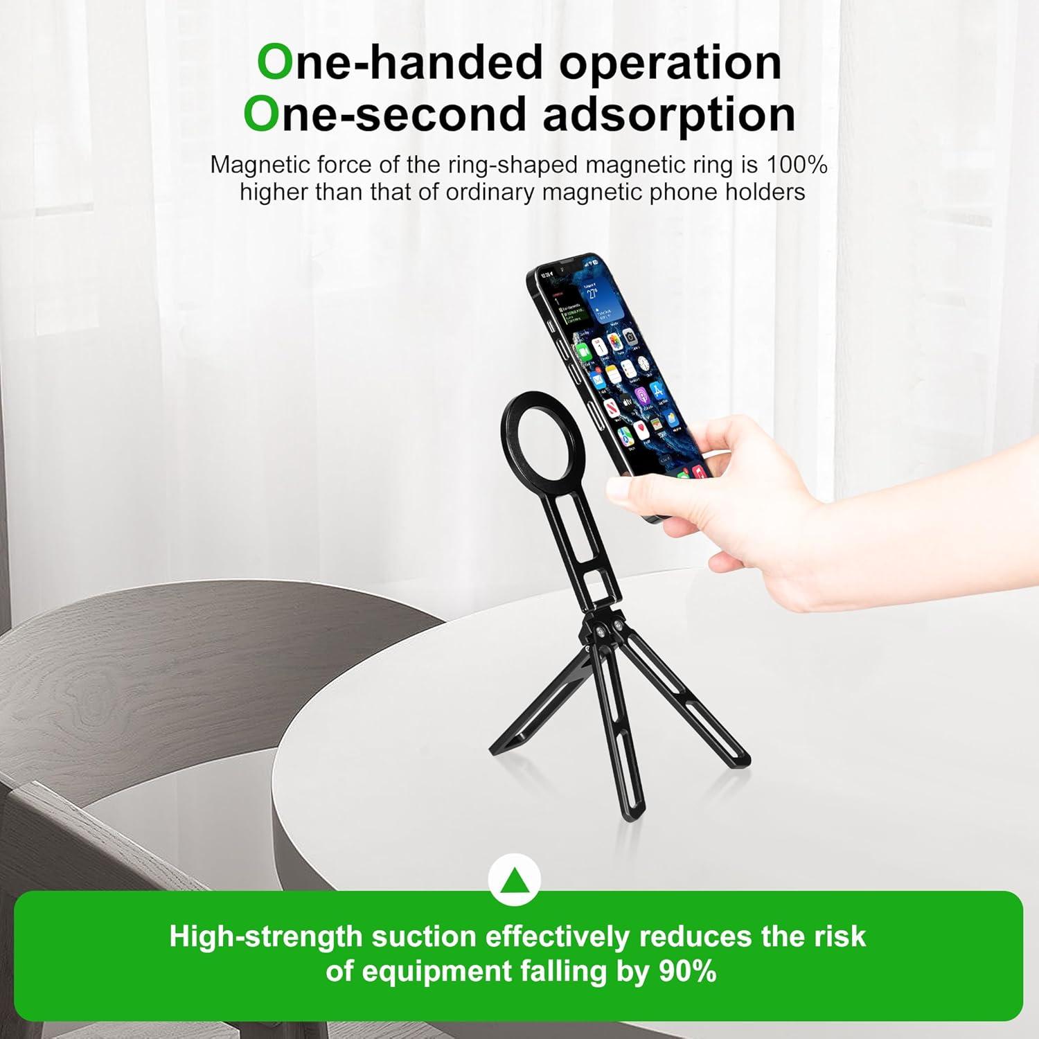 Trípode Magnético Plegable FANAUE para Teléfonos 4.5-7.5"