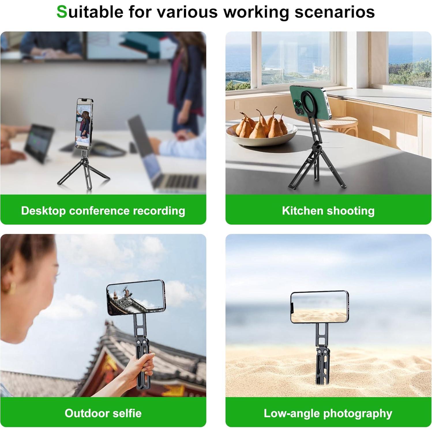 Trípode Magnético Plegable FANAUE para Teléfonos 4.5-7.5"