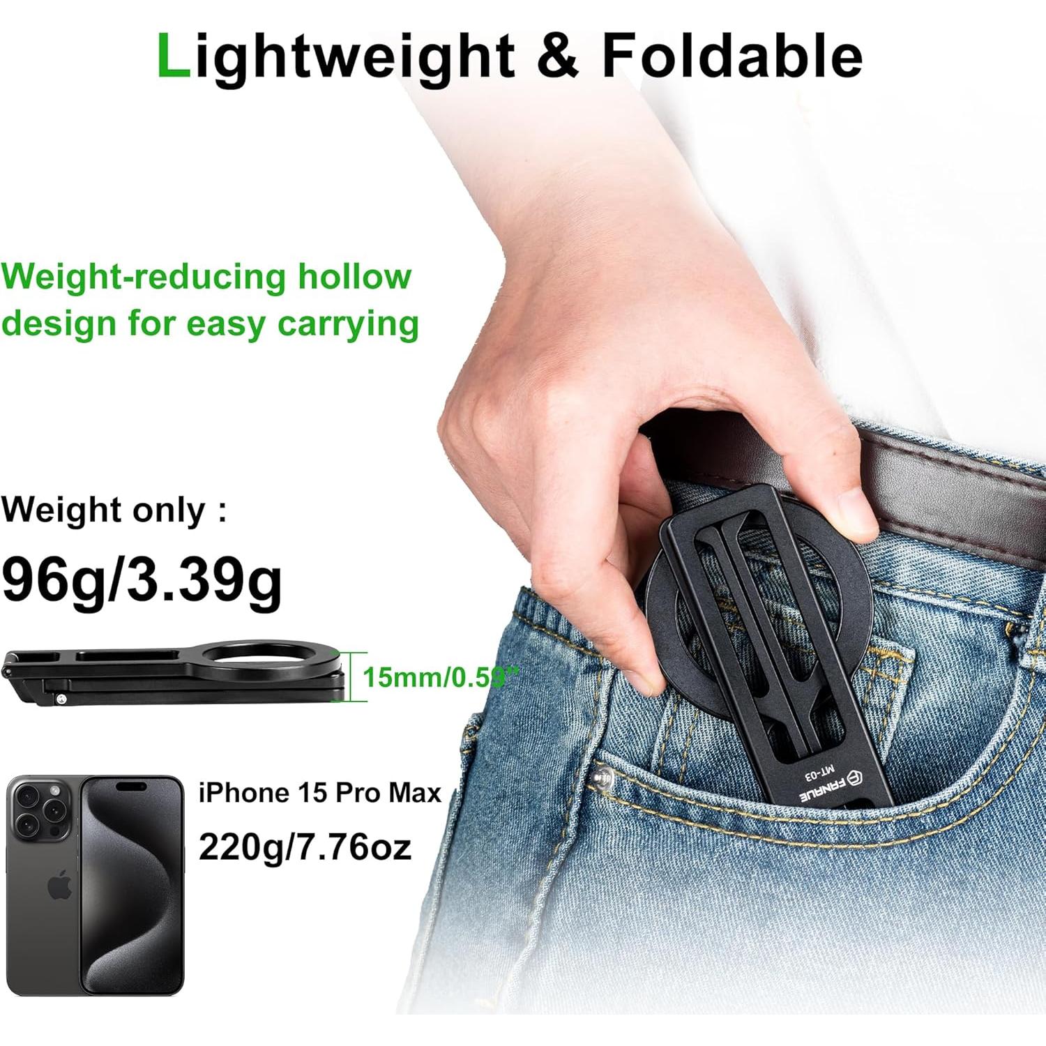 Trípode Magnético Plegable FANAUE para Teléfonos 4.5-7.5"