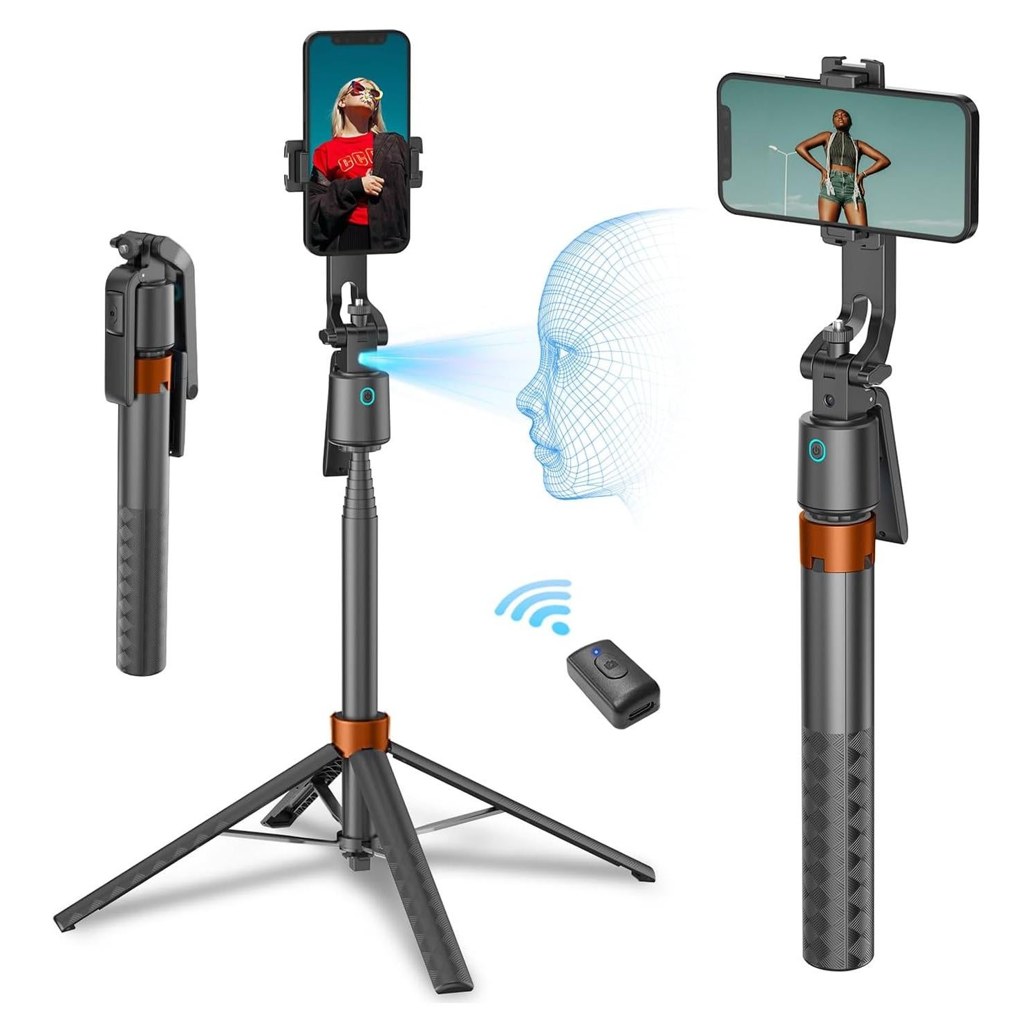 Trípode de Seguimiento Facial Arbenlulu 70 cm con Control Remoto