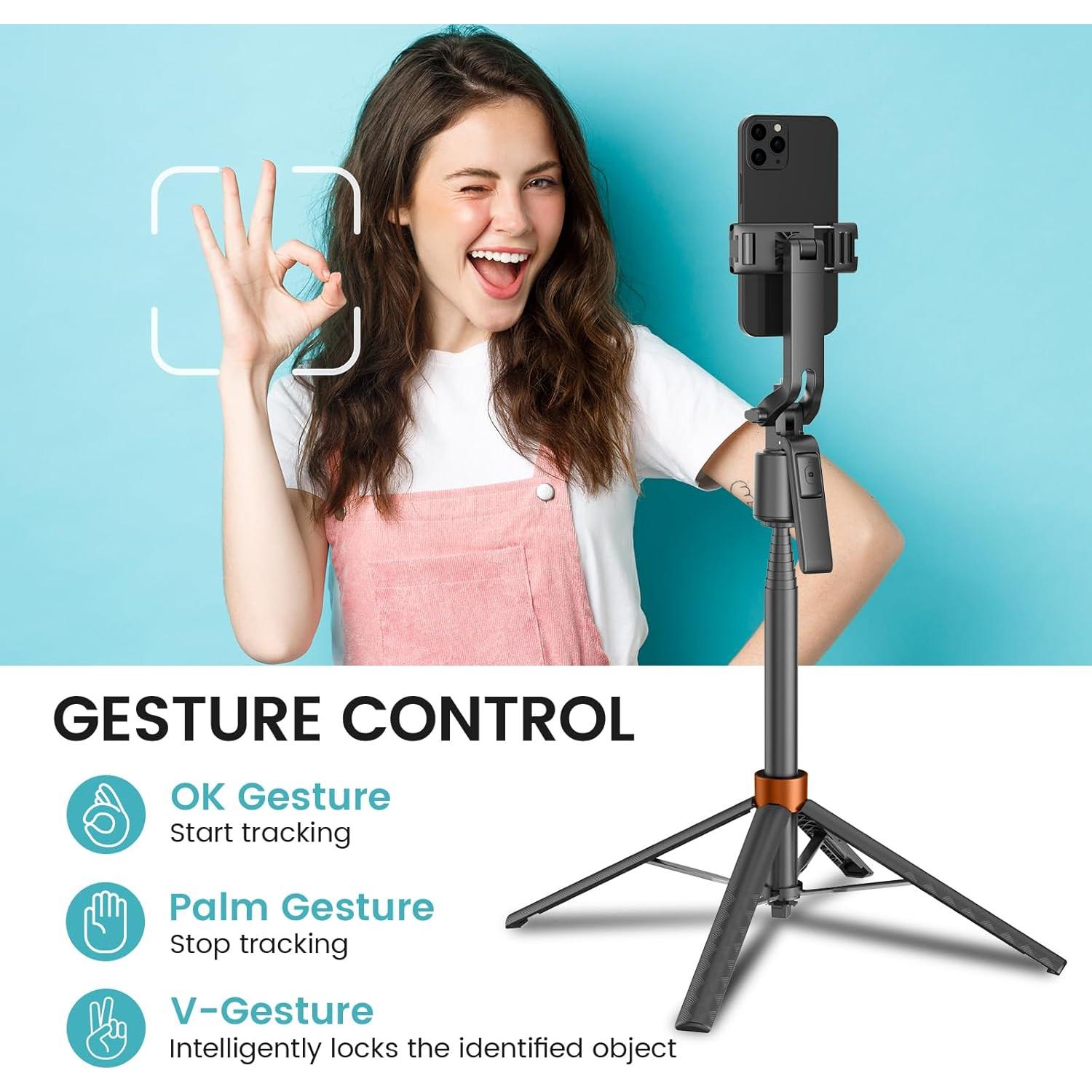 Trípode de Seguimiento Facial Arbenlulu 70 cm con Control Remoto