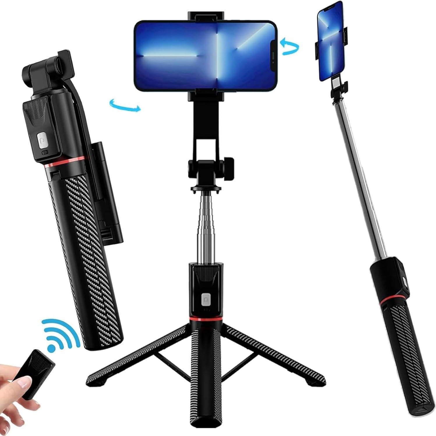 Trípode para Selfies Free Fashion 40" Ajustable con Control Remoto