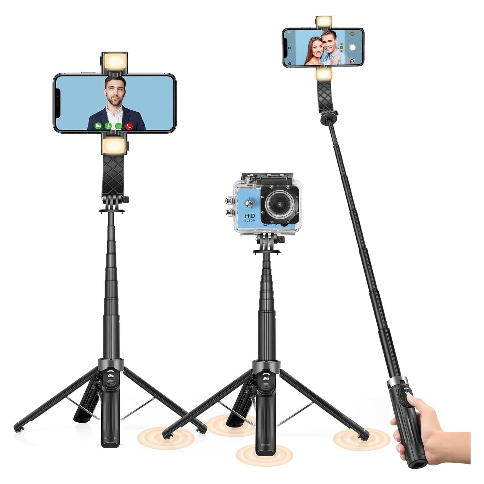 Selfie Stick Trípode UTEBIT 101.6 cm con Control Remoto