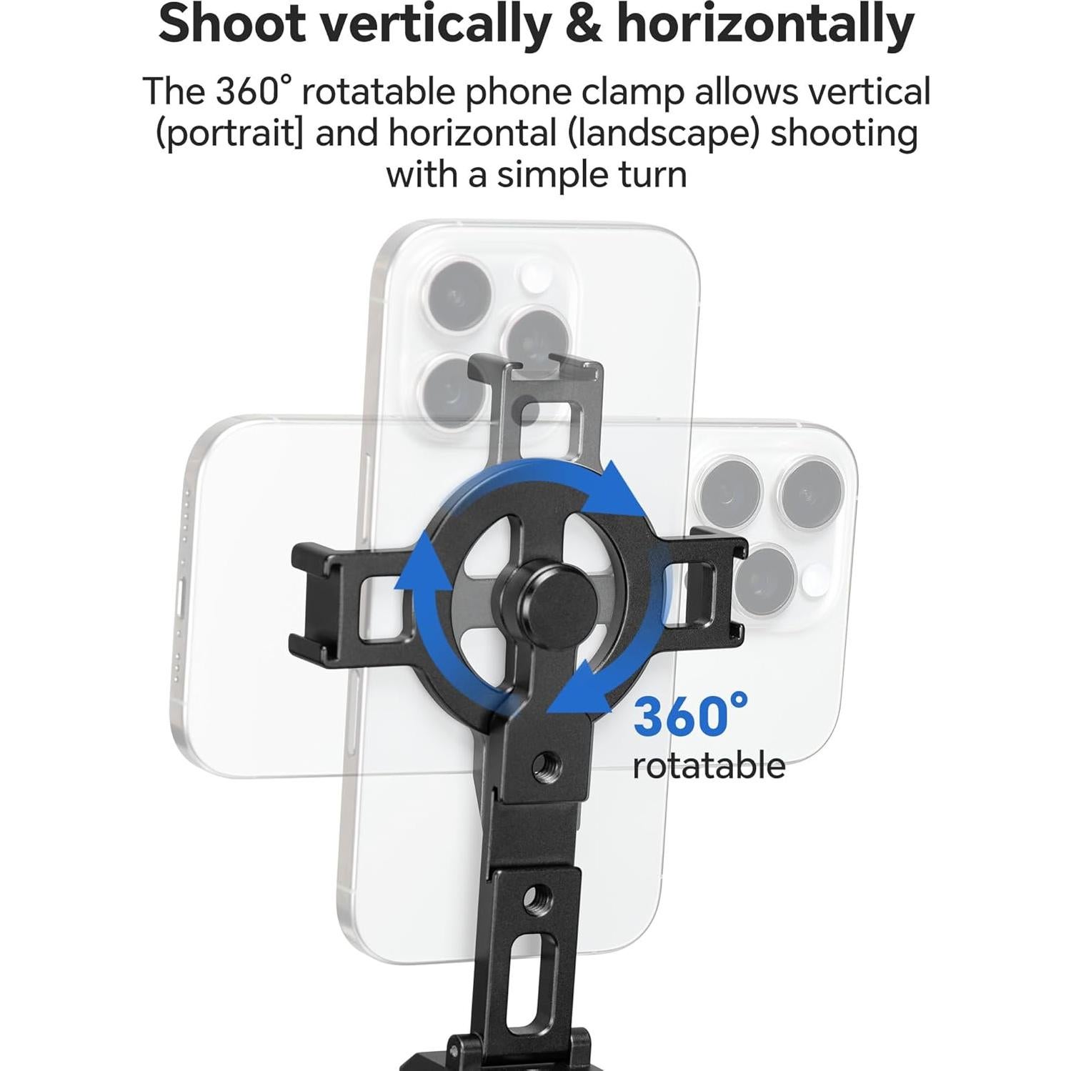 Soporte de trípode FANAUE para teléfono con zapata fría