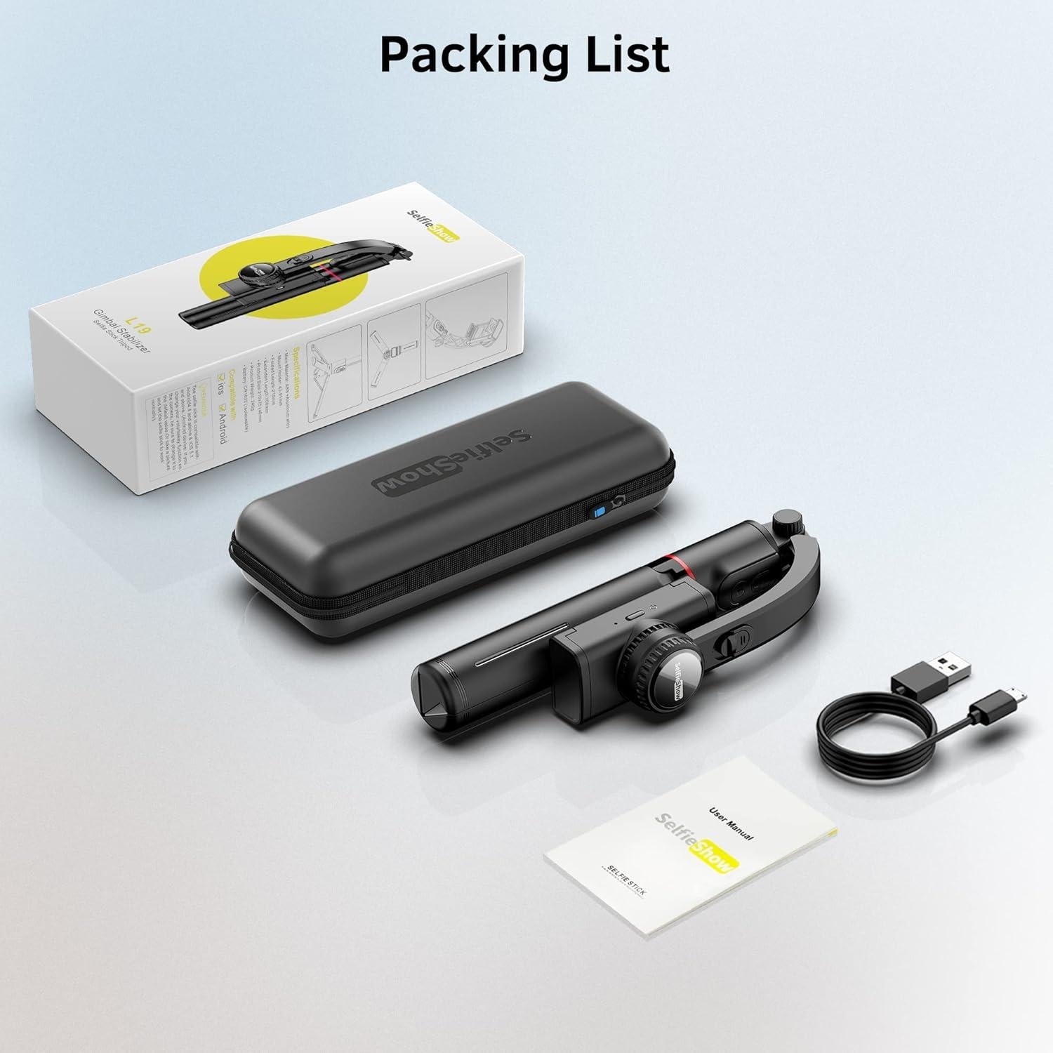 Estabilizador Gimbal Smartphone LDP 360° Control Remoto