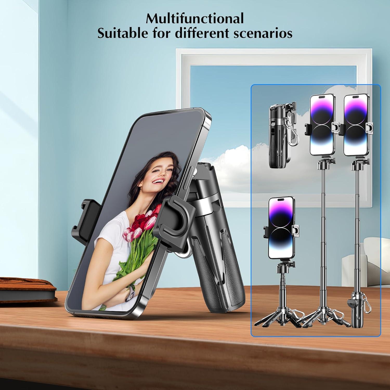 Mini Trípode Selfie EUG-PRODUCTS con Control Remoto 10m