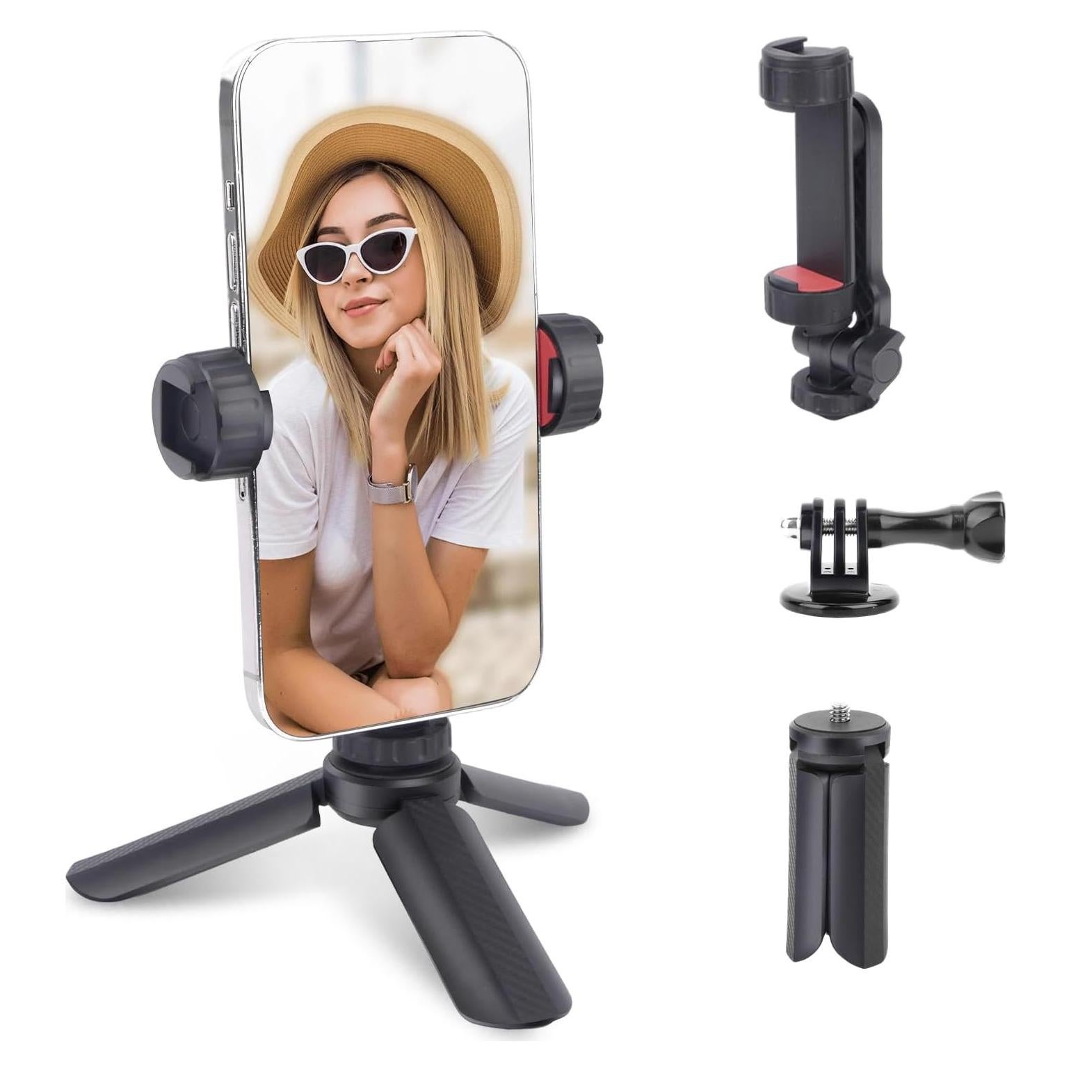 Mini Trípode 3-en-1 Mechrig SY032 para Teléfono y Cámara