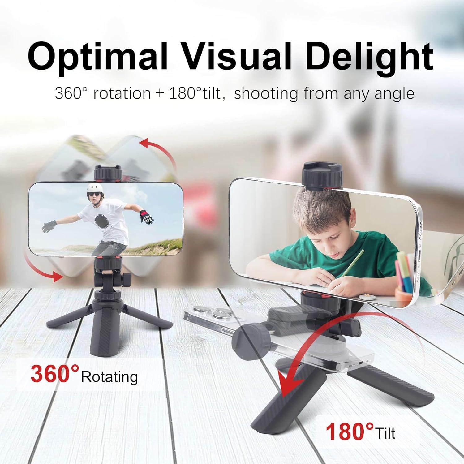 Mini Trípode 3-en-1 Mechrig SY032 para Teléfono y Cámara