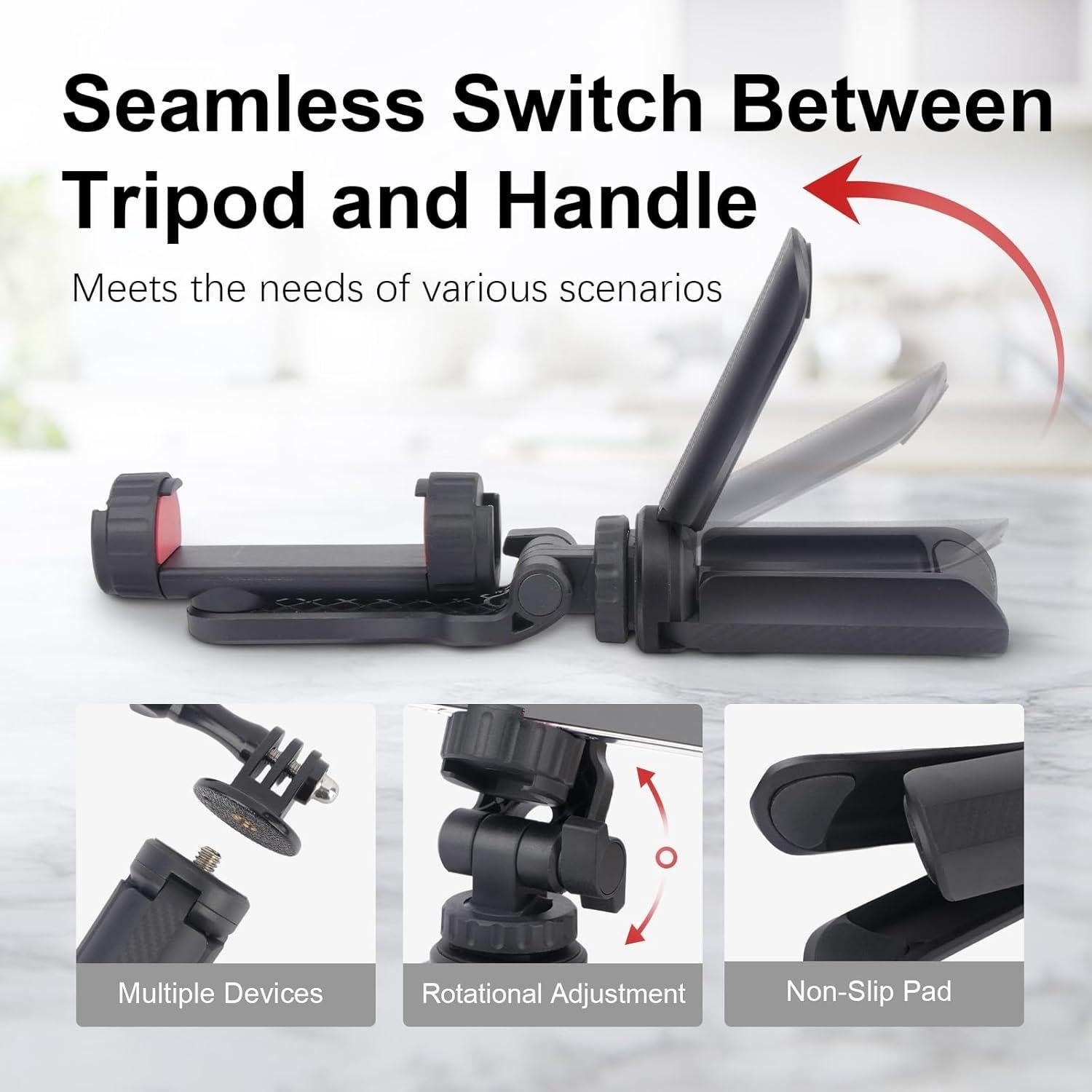 Mini Trípode 3-en-1 Mechrig SY032 para Teléfono y Cámara