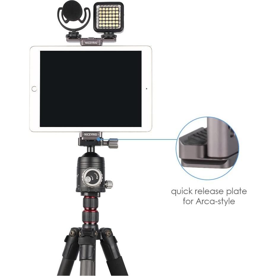 Soporte de Trípode Profesional NICEYRIG para iPad y Tabletas