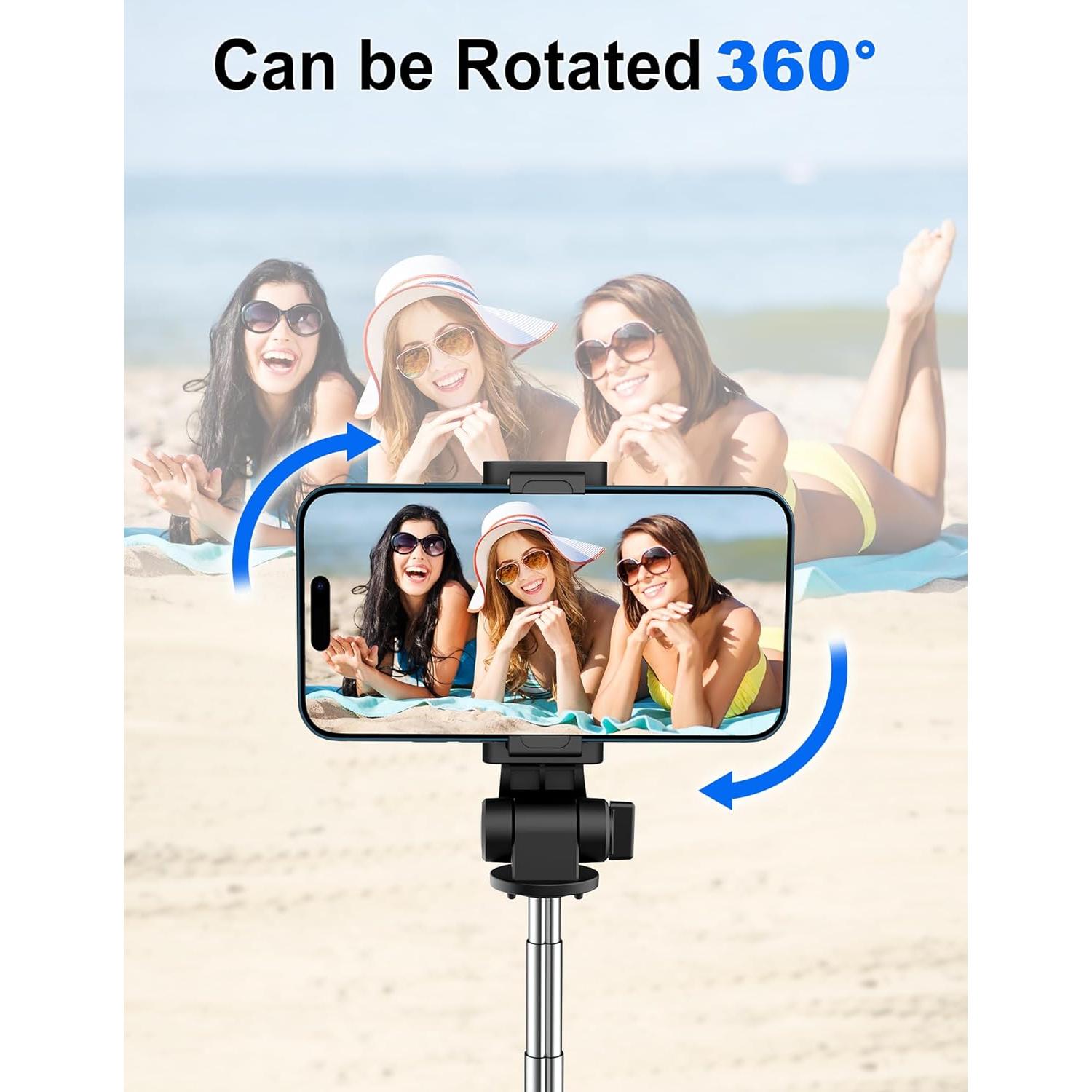 Trípode de Selfie Colorlizard con Control Remoto y Soporte Ajustable